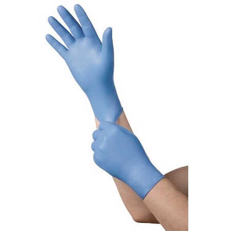 Ambitex 4 Mil Large Blue Nitrile Powder-Free General Purpose Gloves, 100PK